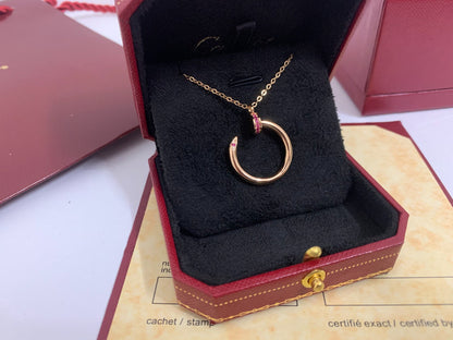 [ROSE]JUSTE PINK DIAMOND NECKLACE