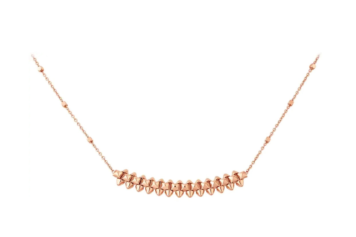 [ROSE]CLASH PINK GOLD NECKLACE