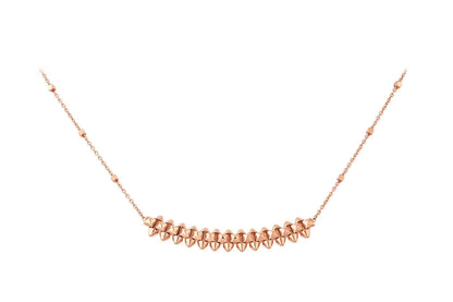 [ROSE]CLASH PINK GOLD NECKLACE