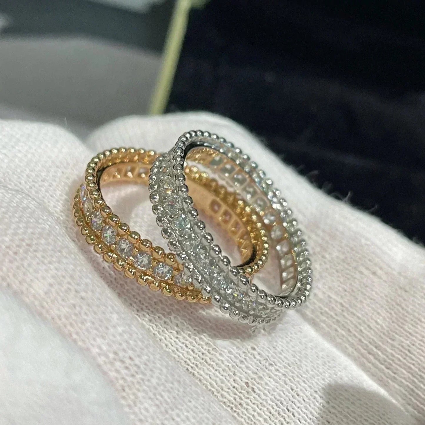 [ROSE]PERLEE DIAMOND ROSE GOLD RING