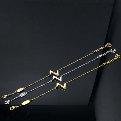 [Rose Jewels]VOLT LV LOGO BRACELET