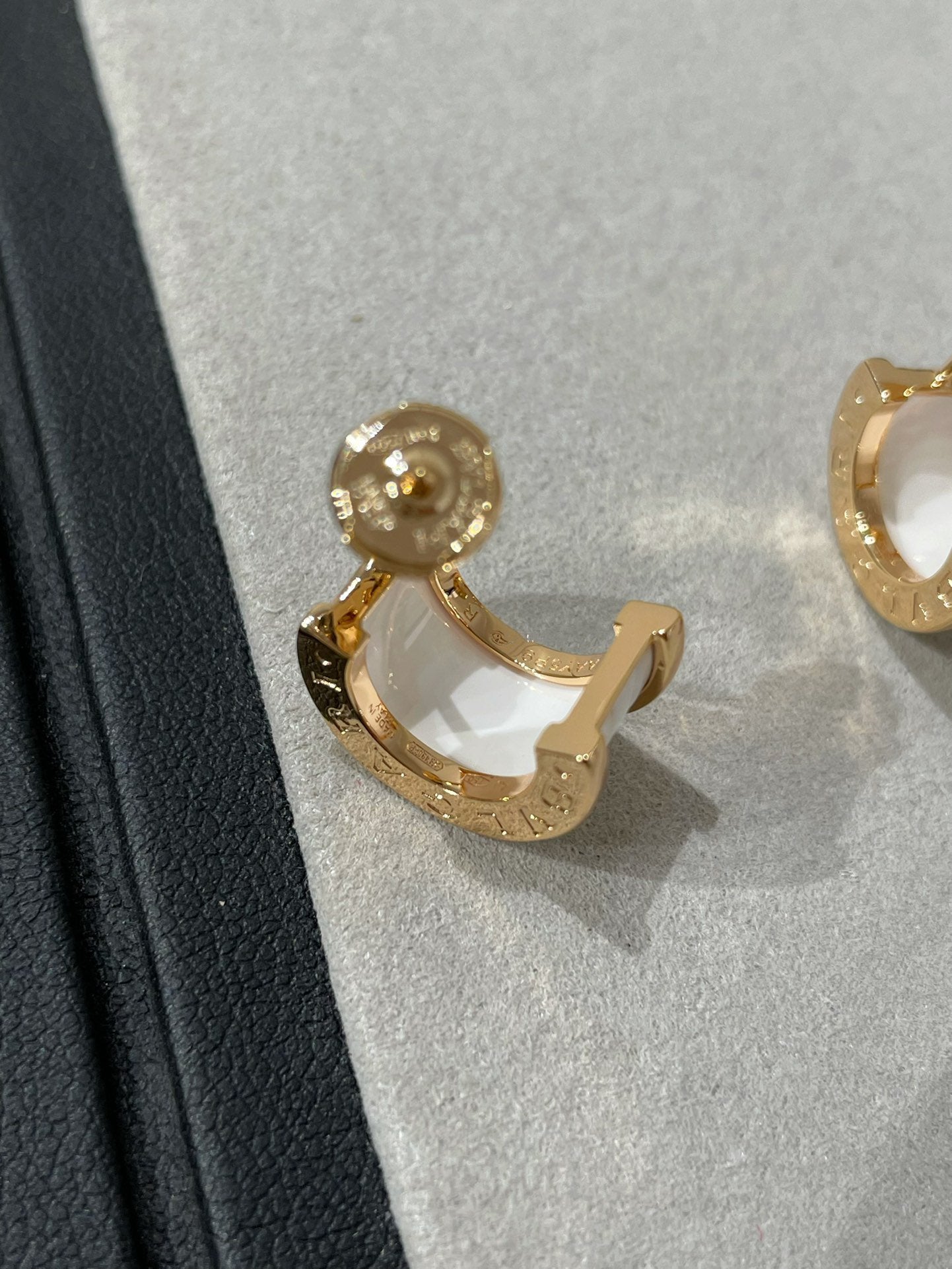 [Rose Jewels]ZERO 1 PINK GOLD CERAMIC EARRINGS