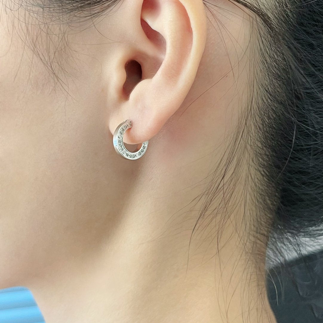 [ROSE]LOVE DIAMOND EARRINGS