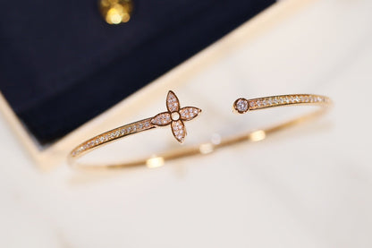 [Rose Jewels] IDYLLE GOLD OPEN BRACELET DIAMOND PAVED