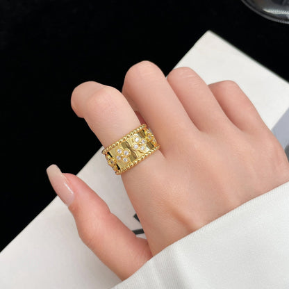 [ROSE]PERLEE DIAMOND LARGE RING