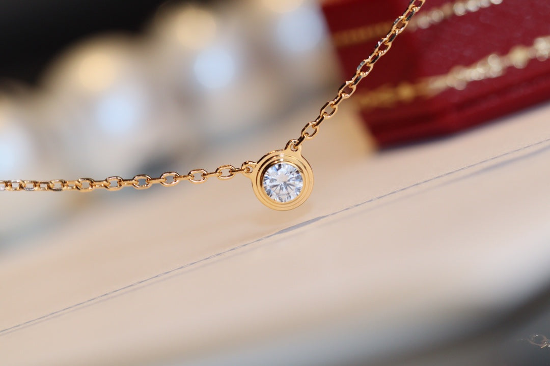 [ROSE]DAMOUR DIAMOND NECKLACE