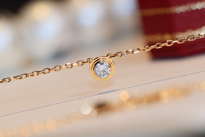 [ROSE]DAMOUR DIAMOND NECKLACE