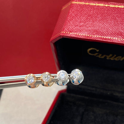 [ROSE]DAMOUR DIAMOND EARRINGS