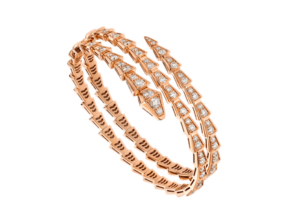 [Rose Jewels]SERPENTI ARMBAND ROTGOLD DIAMANT ZWEIREIHIG