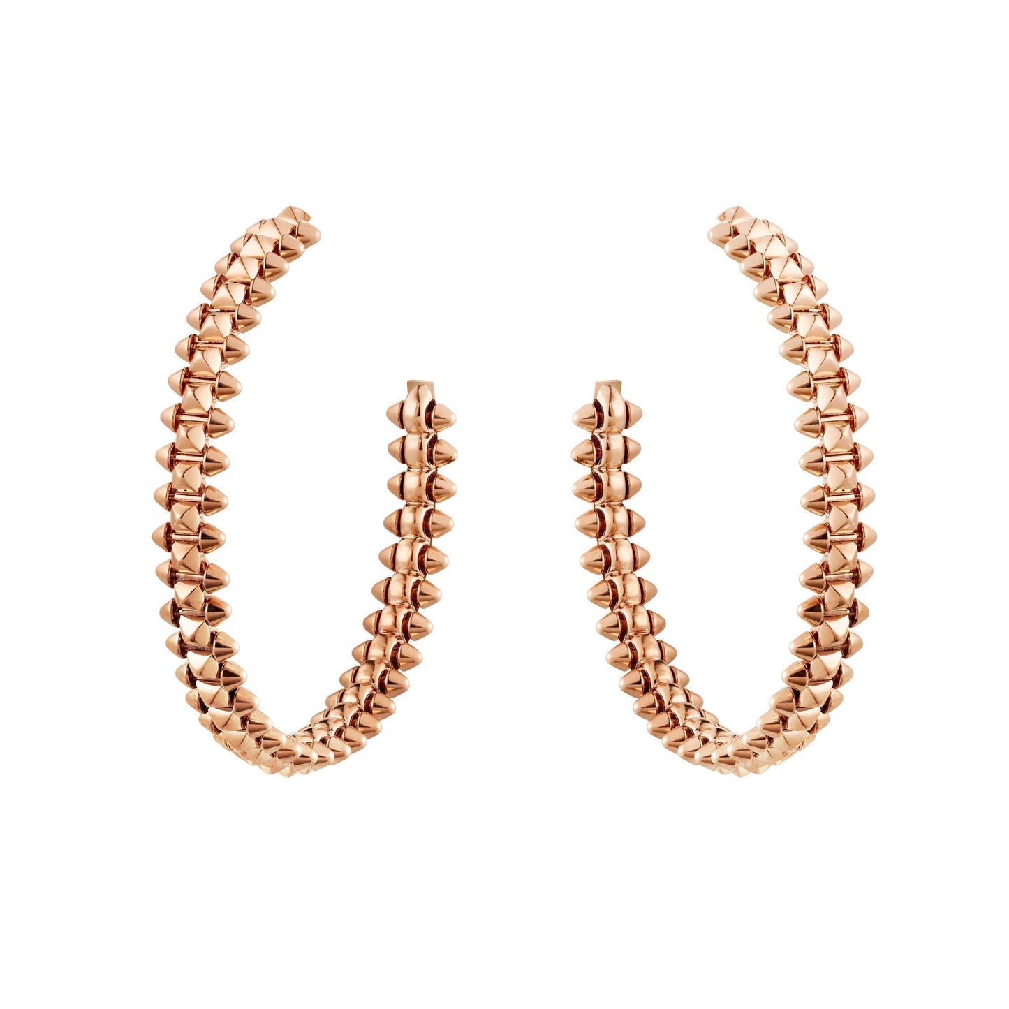 [ROSE]CLASH LARGE HOOP EARRINGS