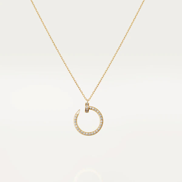 [ROSE]JUSTE NECKLACE GOLD DIAMONDS