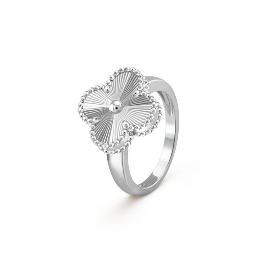 [ROSE]CLOVER SILVER RING