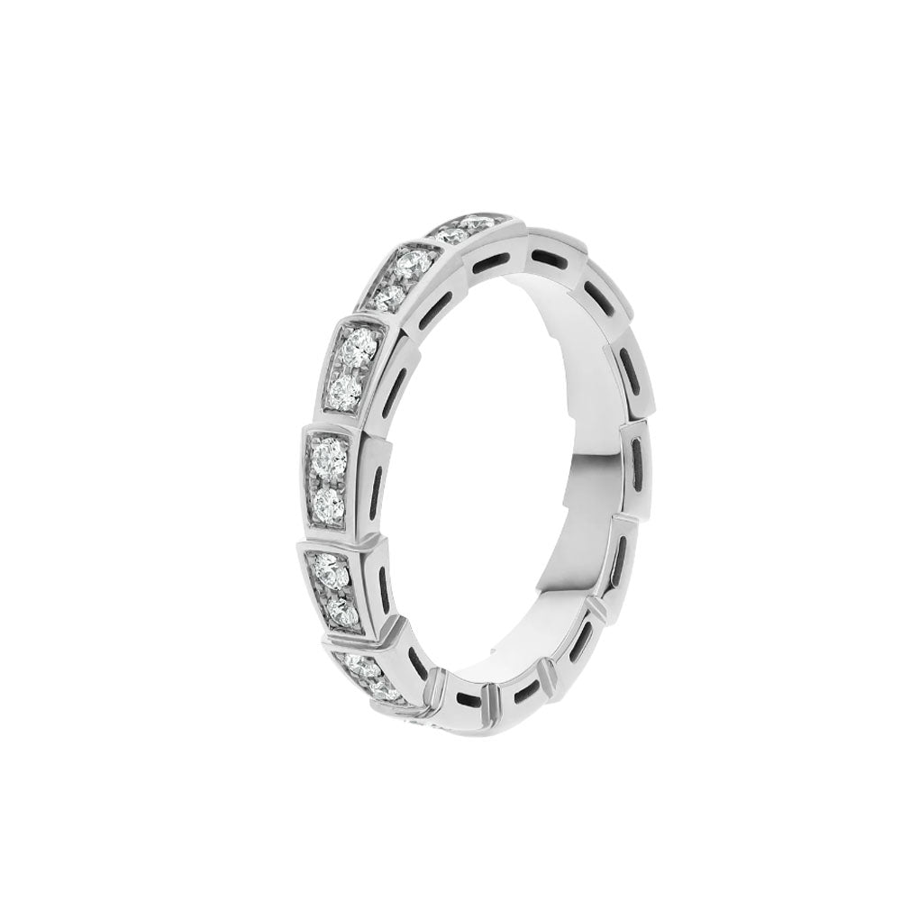 [Rose Jewels]SERPENTI RING SILBER DIAMANT GEPAPERT 3MM