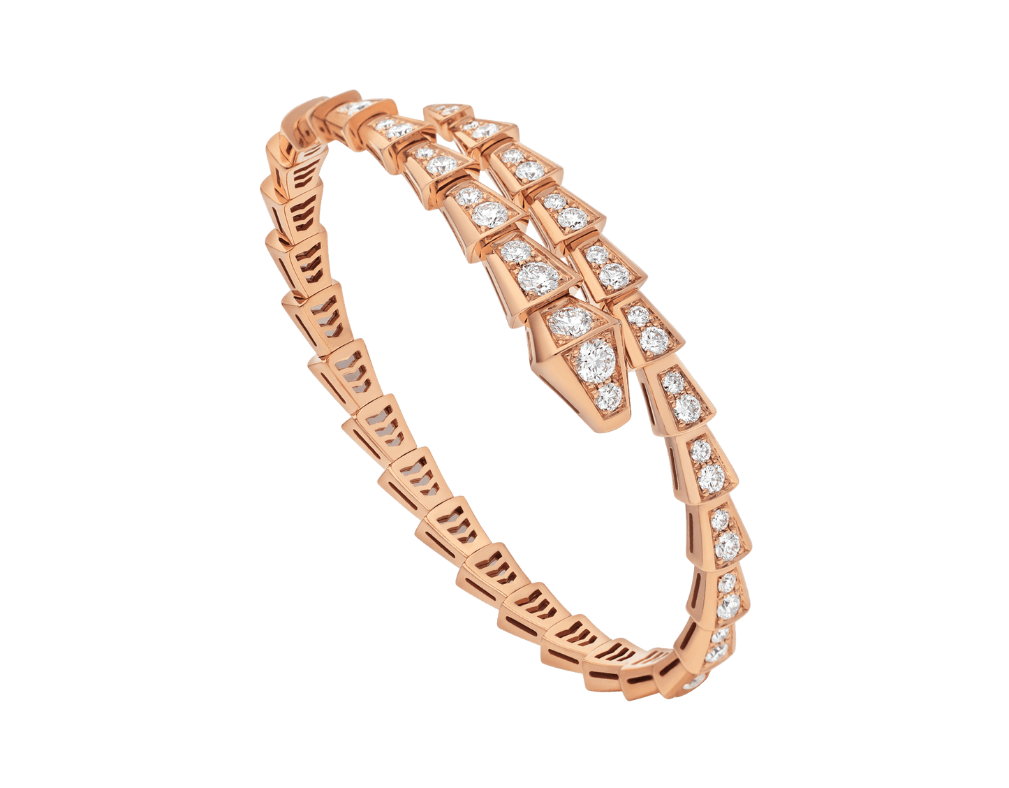 [Rose Jewels]SERPENTI ARMBAND 6,8MM ROSGOLD DIAMANT 