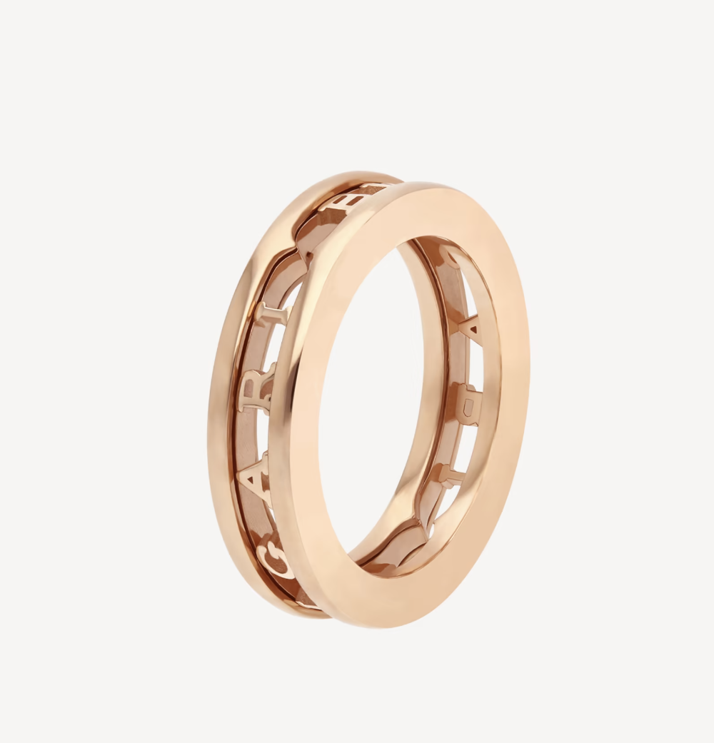 [Rose Jewels]ZERO 1 ONE-BAND MIT DURCHBROCHENEM LOGO-SPIRALRING