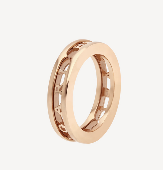 [Rose Jewels]ZERO 1 ONE-BAND WITH OPENWORK LOGO SPIRAL RING