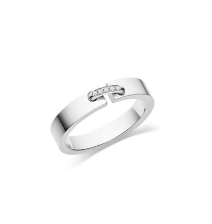 [Rose Jewels]ALLIANCE LIENS VIDENCE DIAMANT 4MM RING