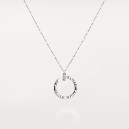 [ROSE]JUSTE NECKLACE SILVER