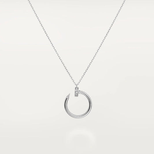 [ROSE]JUSTE NECKLACE SILVER