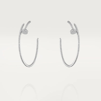 [ROSE]JUSTE EARRINGS FULL DIAMONDS 1.8MM