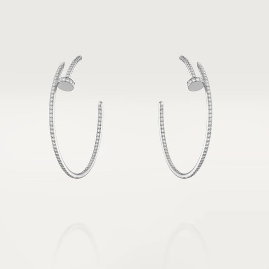 [ROSE]JUSTE EARRINGS FULL DIAMONDS 1.8MM