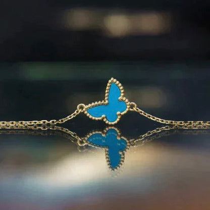 [ROSE]BUTTERFLY TURQUOISE BUTTERFLY BRACELET