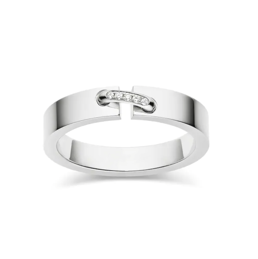 [Rose Jewels]ALLIANCE LIENS VIDENCE DIAMANT 4MM RING