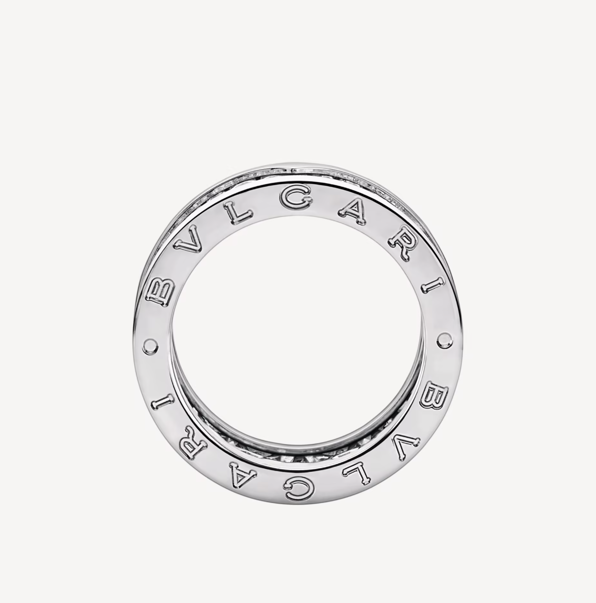 [Rose Jewels]ZERO 1 MIT GEPAPSTETEN DIAMANTEN AUF DEM SPIRALRING