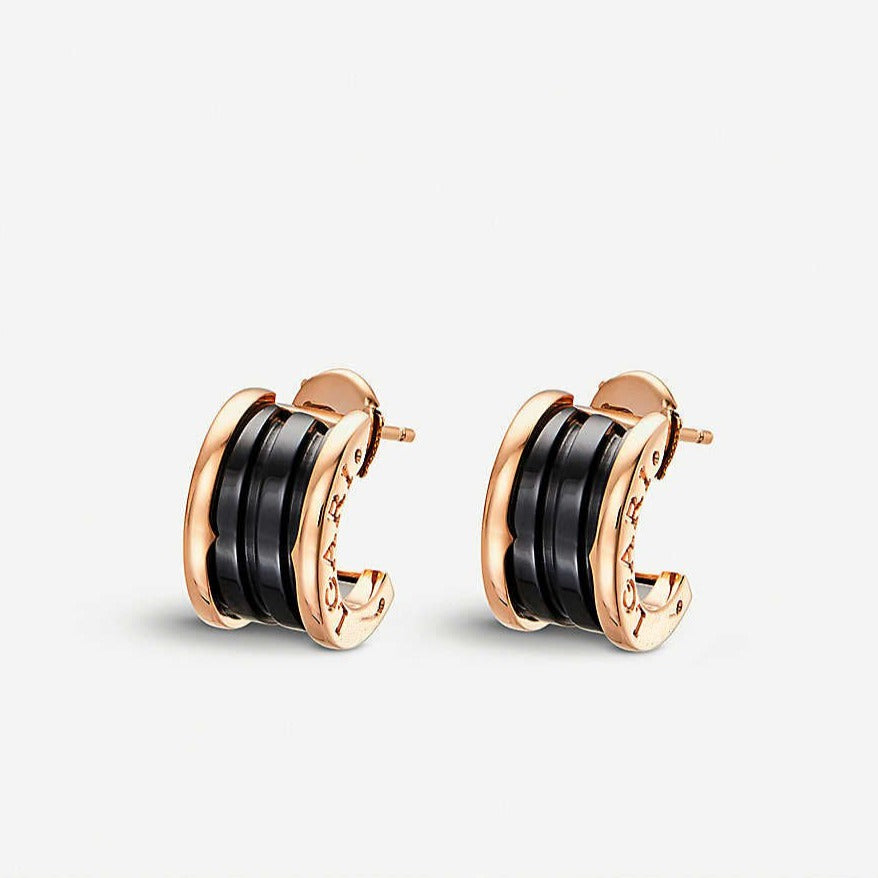 [Rose Jewels]ZERO 1 PINK GOLD CERAMIC EARRINGS