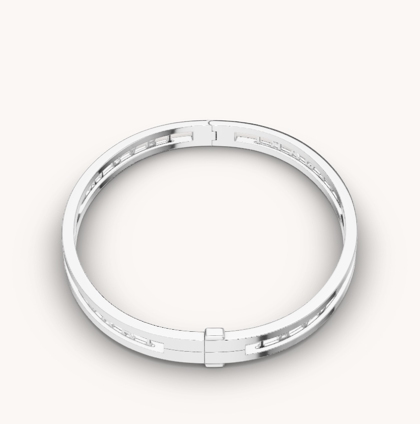 [Rose Jewels]ZERO 1 SPIRAL LOGO SILBERARMBAND