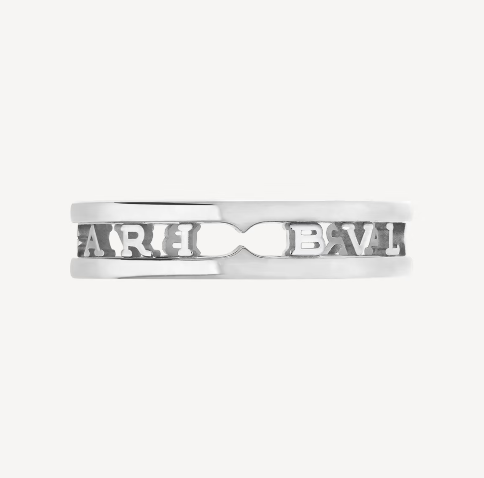 [Rose Jewels]ZERO 1 ONE-BAND MIT DURCHBROCHENEM LOGO-SPIRALRING