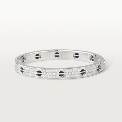 [Rose Jewels]LOVE BRACELET 6.1MM DIAMOND-PAVED CERAMIC