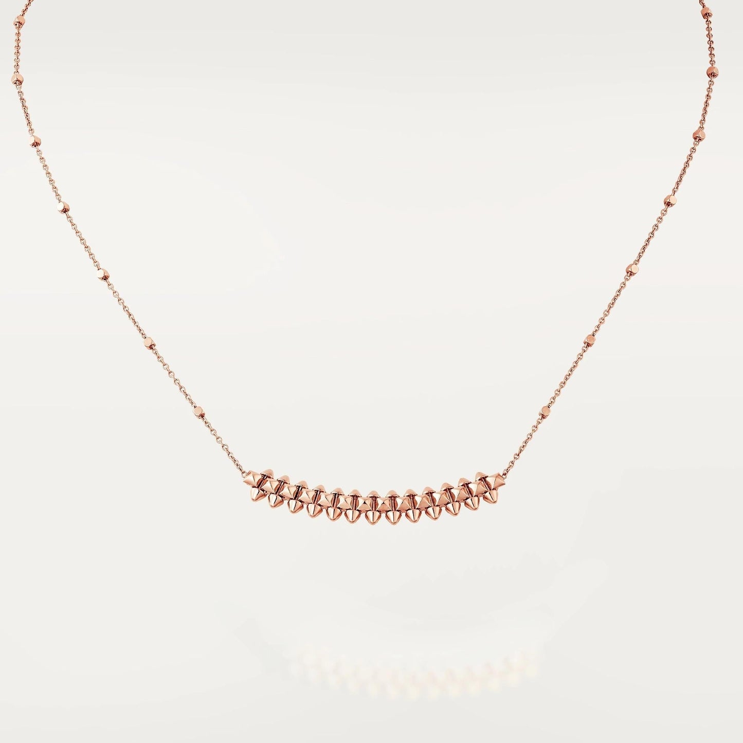 [ROSE]CLASH PINK GOLD NECKLACE