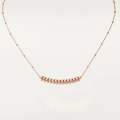 [ROSE]CLASH PINK GOLD NECKLACE