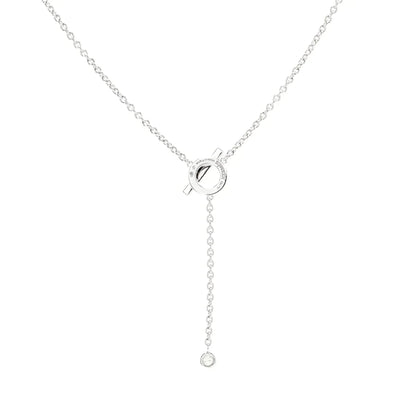 [Rose Jewels]FINESSE SILVER DIAMOND NECKLACE