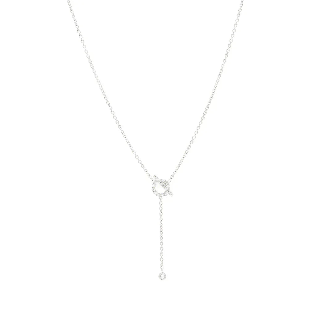 [Rose Jewels]FINESSE SILVER DIAMOND NECKLACE