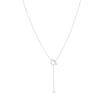 [Rose Jewels]FINESSE SILVER DIAMOND NECKLACE