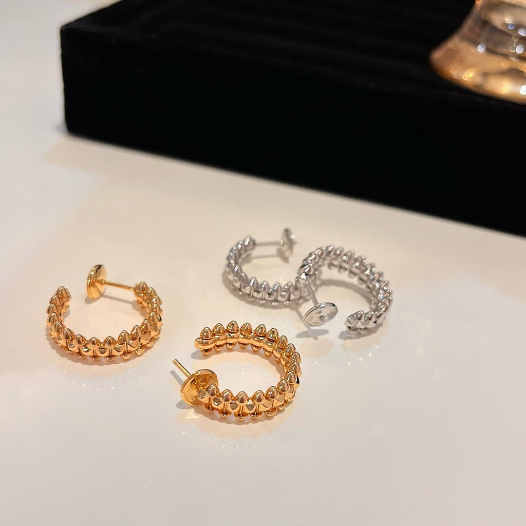 [ROSE]CLASH SMALL HOOP EARRINGS