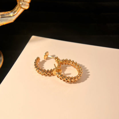 [ROSE]CLASH SMALL HOOP EARRINGS