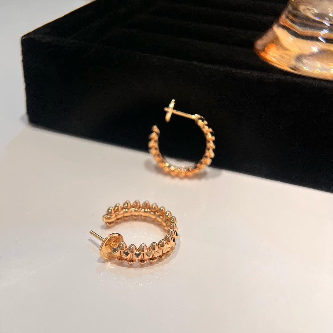 [ROSE]CLASH SMALL HOOP EARRINGS