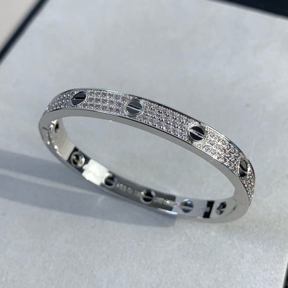 [Rose Jewels]LOVE BRACELET 6.1MM DIAMOND-PAVED CERAMIC