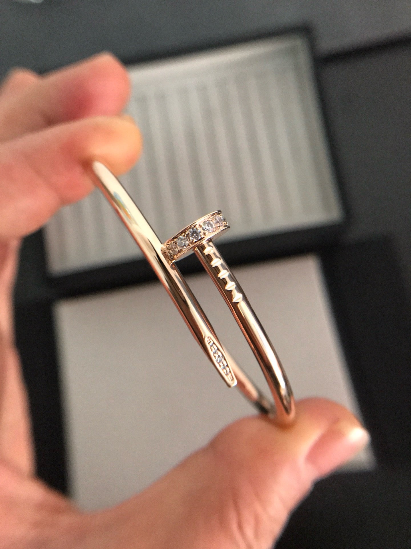 [ROSE]JUSTE BRACELET 3.5MM DIAMONDS