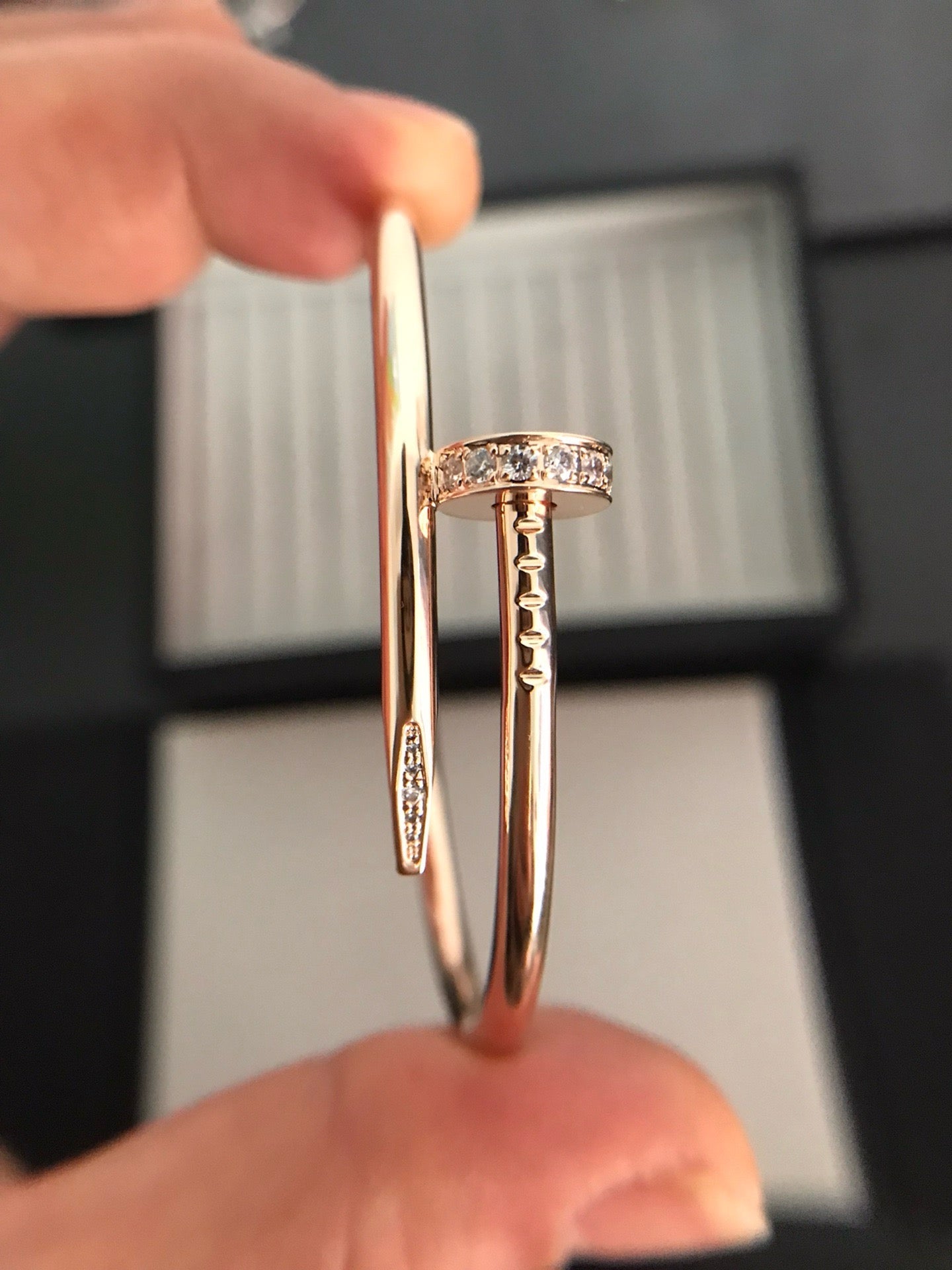 [ROSE]JUSTE BRACELET 3.5MM DIAMONDS