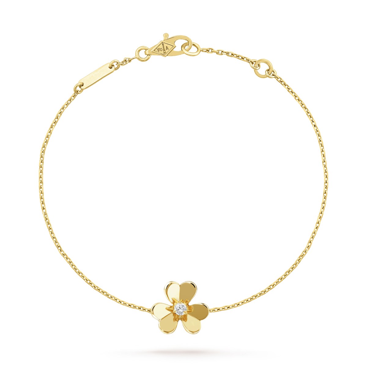 [ROSE]FRIVOLE GOLD FLOWER PINK MALACHITE BRACELET