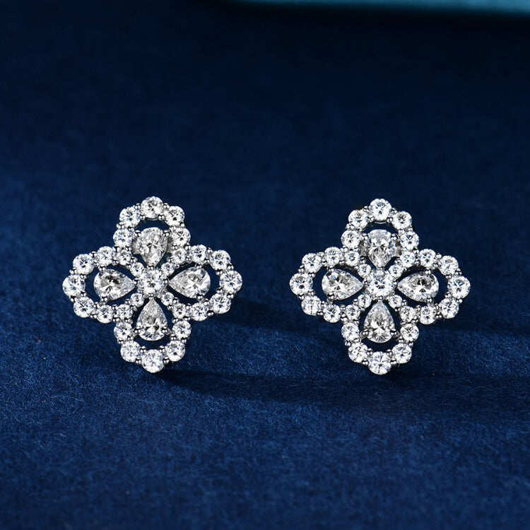 [Rose Jewels]LOOP EARRINGS FULL MOTIF DIAMOND 16MM