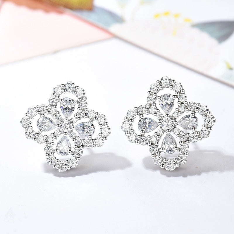 [Rose Jewels]LOOP EARRINGS FULL MOTIF DIAMOND 16MM