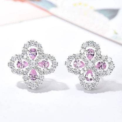 [Rose Jewels]LOOP EARRINGS FULL MOTIF DIAMOND 16MM