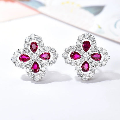 [Rose Jewels]LOOP EARRINGS FULL MOTIF DIAMOND 16MM