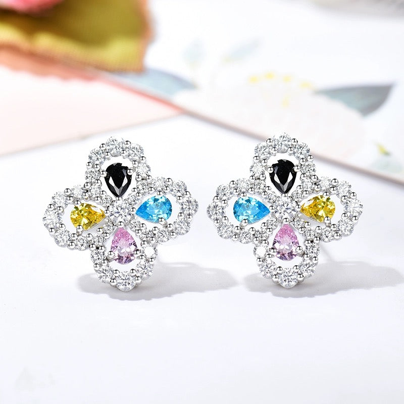 [Rose Jewels]LOOP EARRINGS FULL MOTIF DIAMOND 16MM