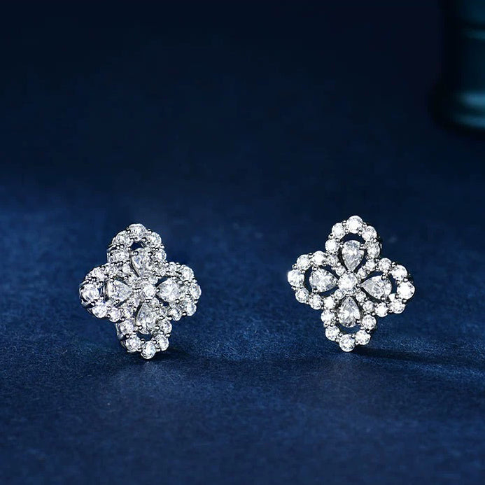 [Rose Jewels]LOOP EARRINGS FULL MOTIF DIAMOND 16MM